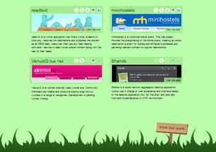 杭州網站設計公司 新穎綠色主題國外網站設計賞析
